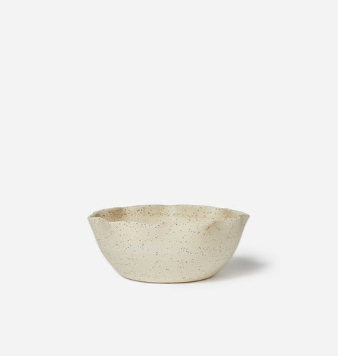 Ceramic Scalloped Bowl