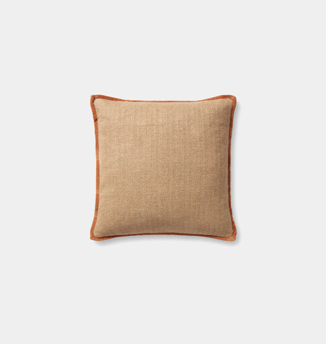 Aveline Pillow 18'' x 18'' Natural / Rust