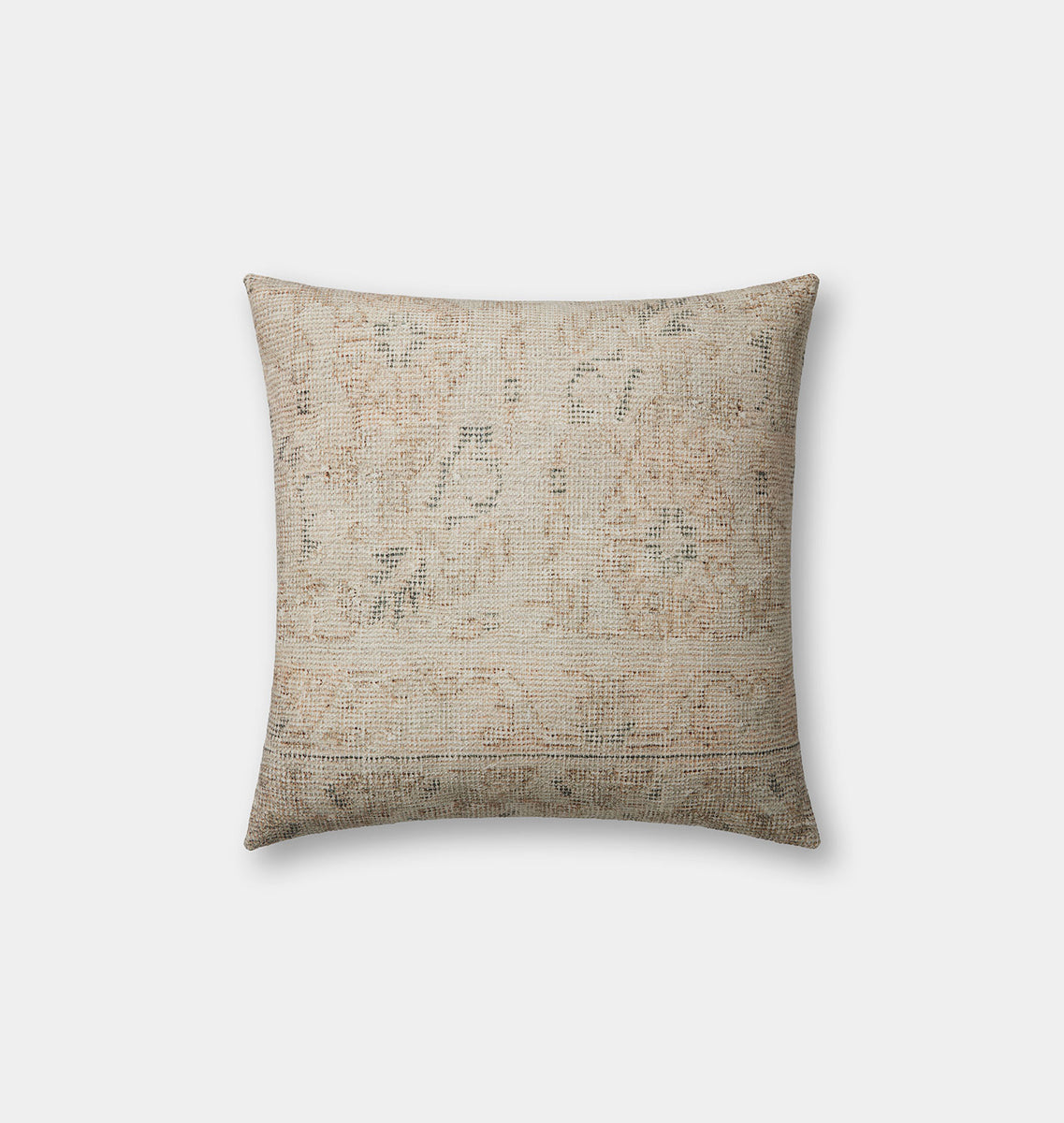 Celestia Pillow 22'' x 22'' Natural / Blue | Shoppe Amber Interiors