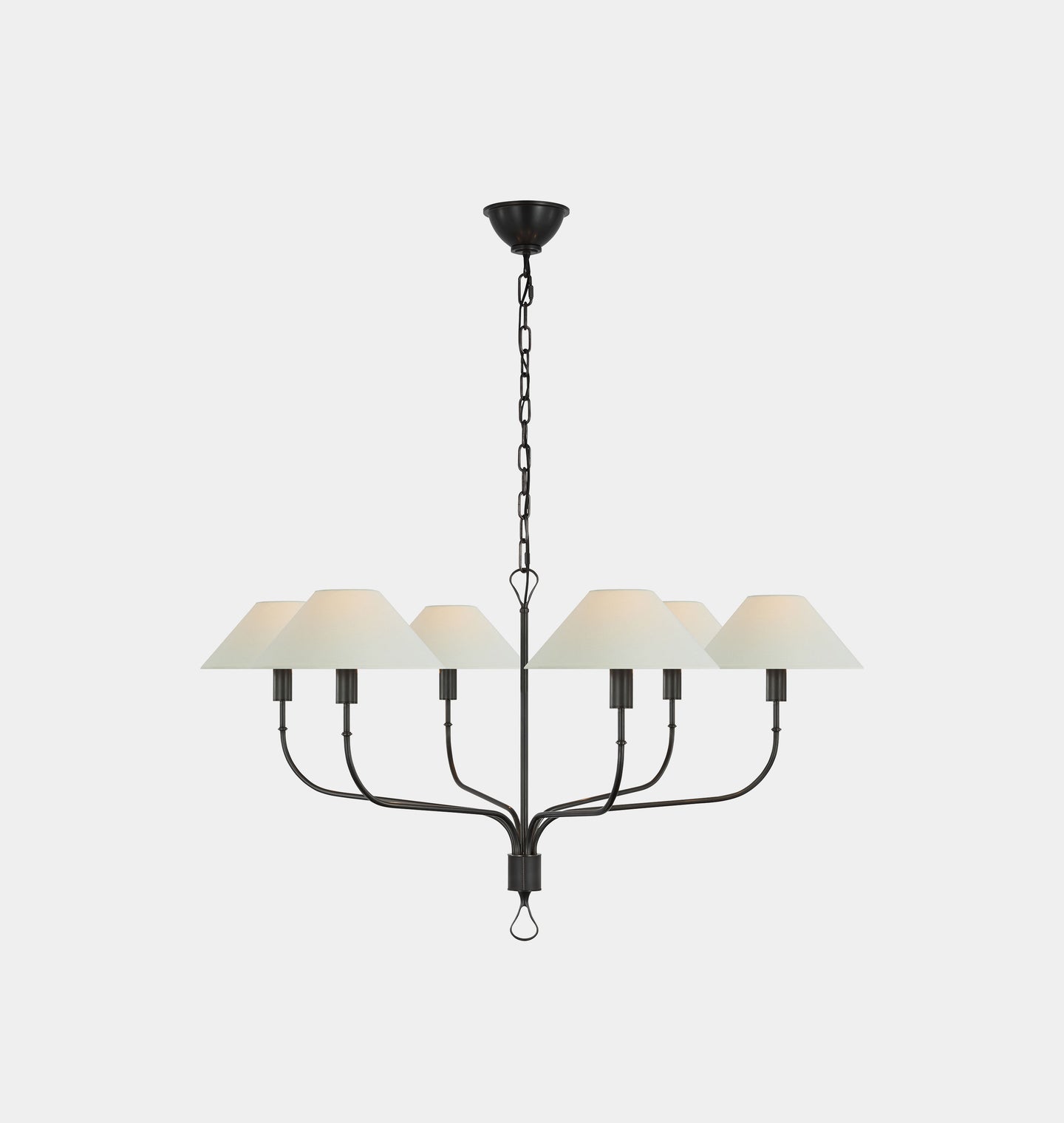 Griffin Extra Large Tail Chandelier Bronze