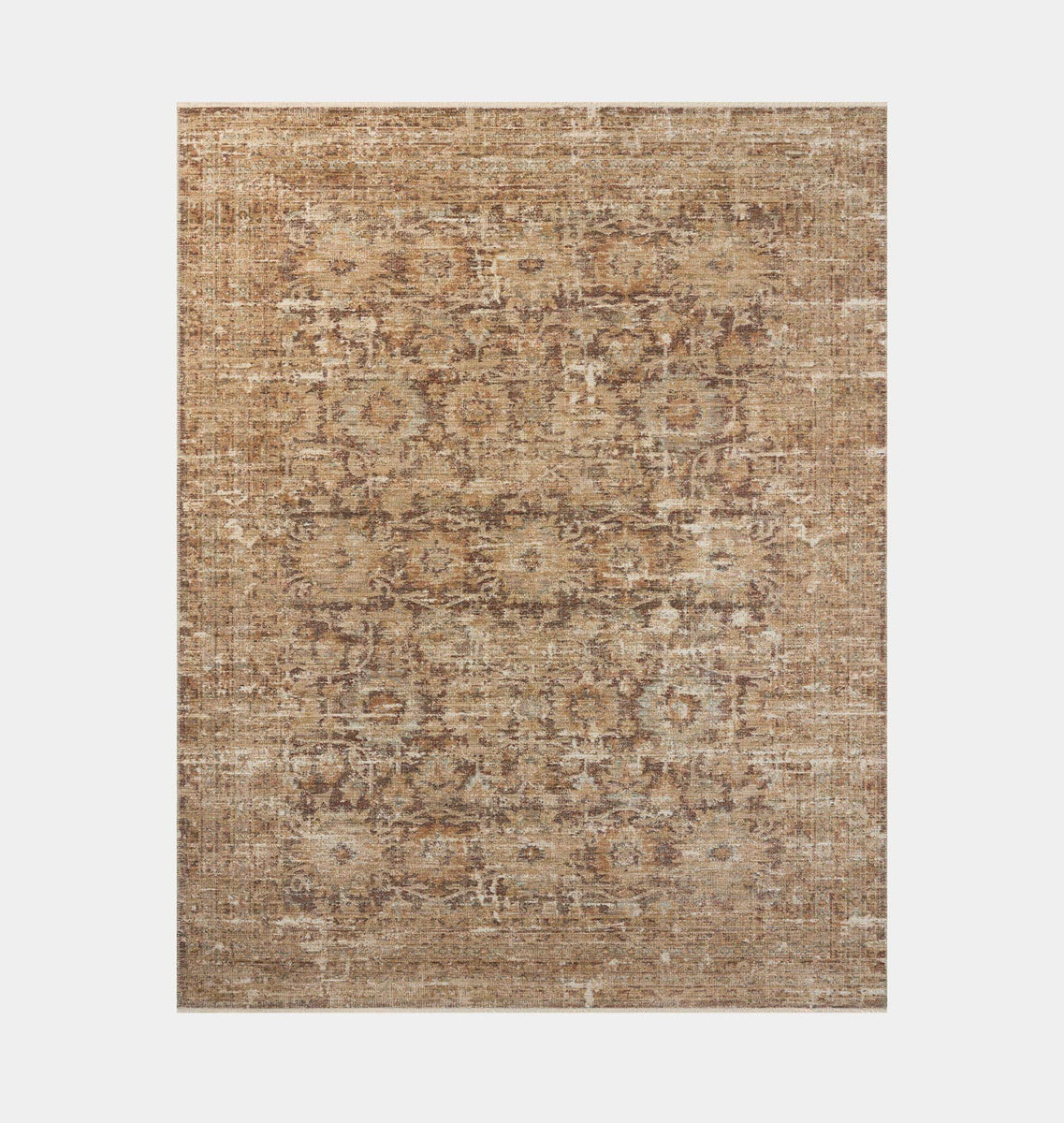 Heritage HER-02 Bark / Multi Area Rug | Shoppe Amber Interiors