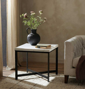 Jane Hammered Iron End Table