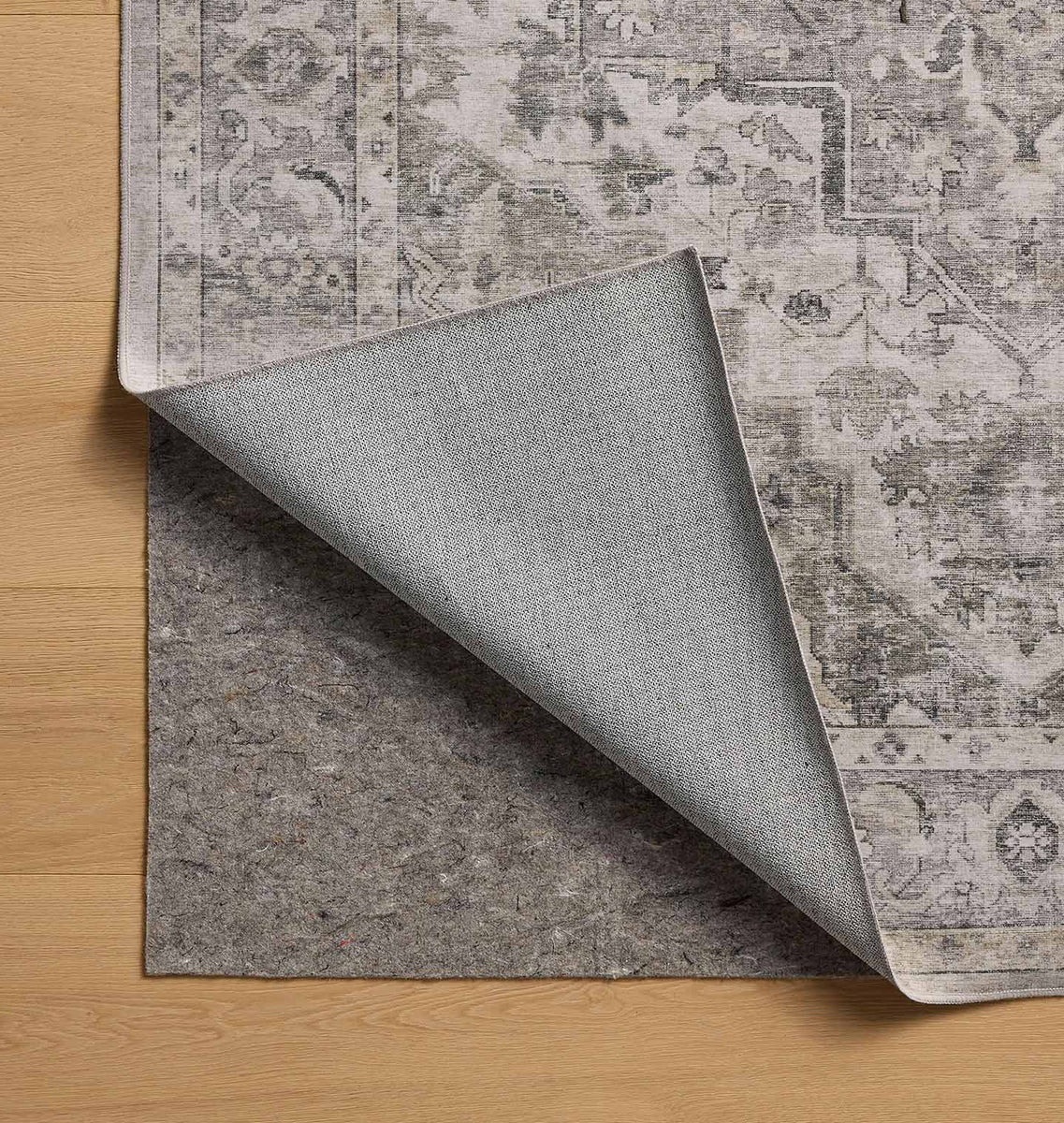 Josie JOS-03 Silver / Natural Washable Rug | Shoppe Amber Interiors