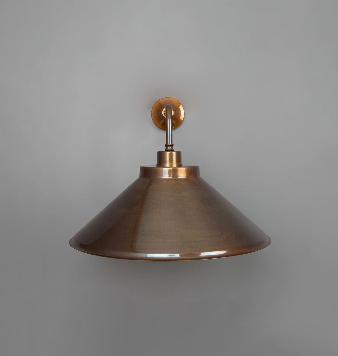 Victorian Vintage Style Marine Brass Passage Wall Mounted Lamp With Copper  Shade Small -  Canada