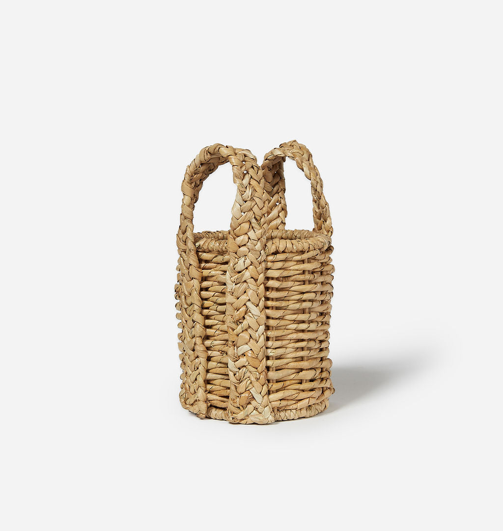 Gambrel Seagrass Wine Caddy | Shoppe Amber Interiors