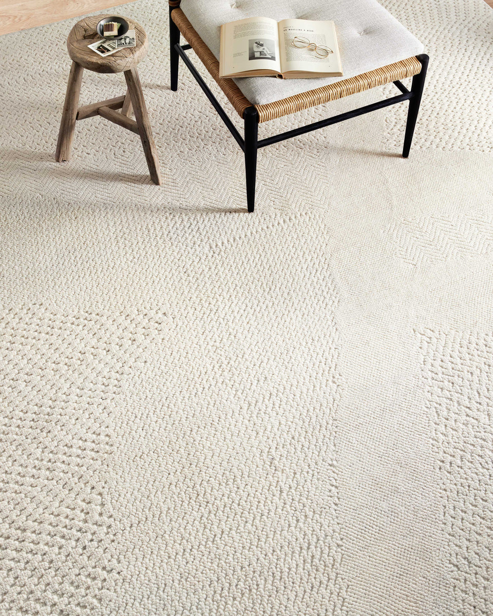 Collins COI-02 Ivory / Ivory Area Rug | Shoppe Amber Interiors