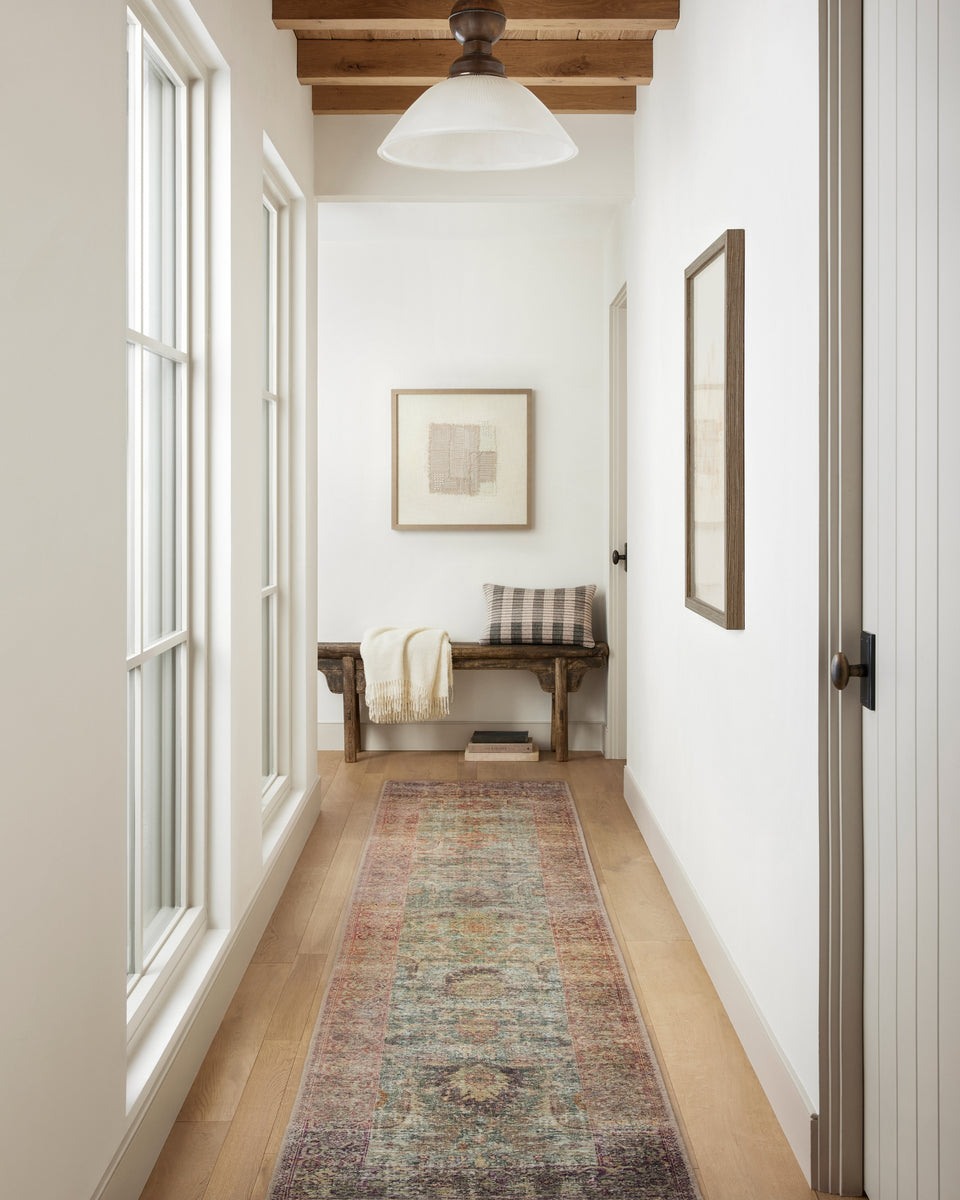 Georgie GER-03 Jade / Sunset Area Rug | Shoppe Amber Interiors