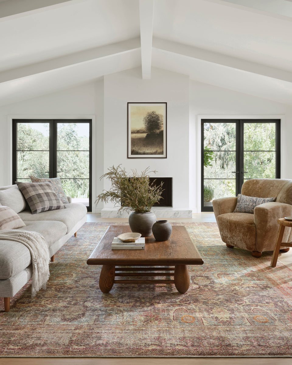 Georgie GER-03 Jade / Sunset Area Rug | Shoppe Amber Interiors