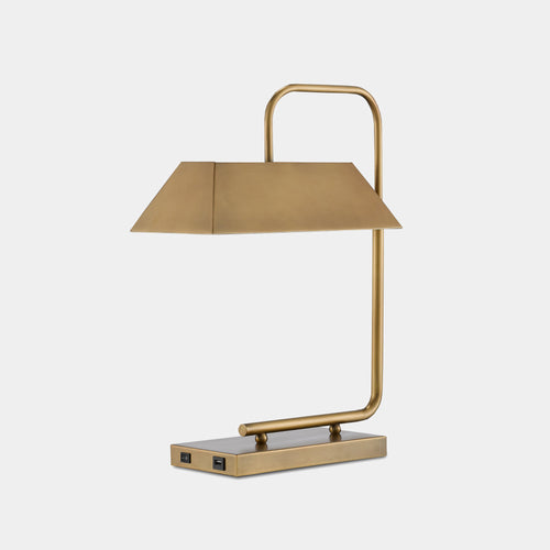 Emeris Brass Table Lamp -  – Shoppe Amber Interiors