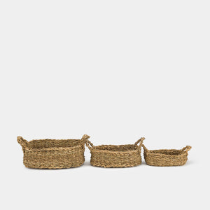Frankie Seagrass Baskets S/3