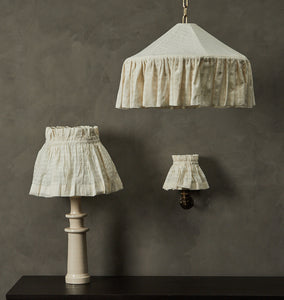 Checked Sconce Lamp Shade