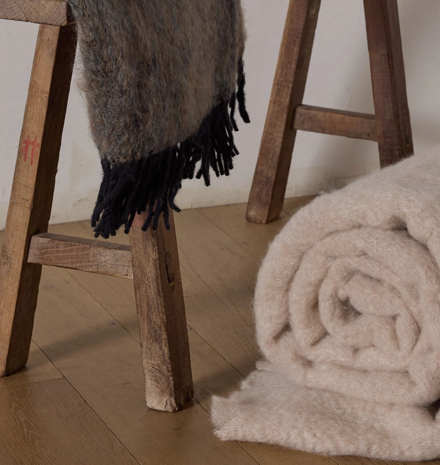 Amber Lewis Sierra Mohair Throw Blanket - Thumbnail 4