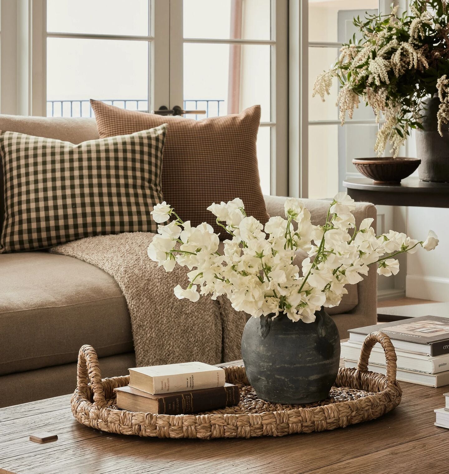 Fia Large Handwoven Tray