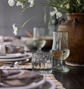 Sucely Handblown Fluted Glass