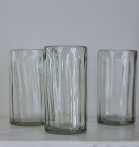Sucely Handblown Fluted Glass