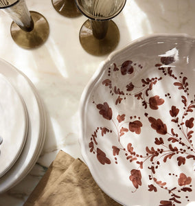 Floral Serving Bowl