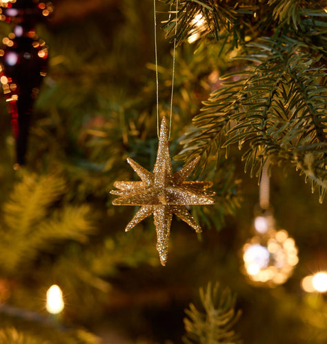 Gold Starburst Ornament