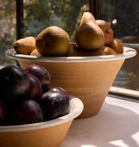 Stoneware Deep Serving Bowl