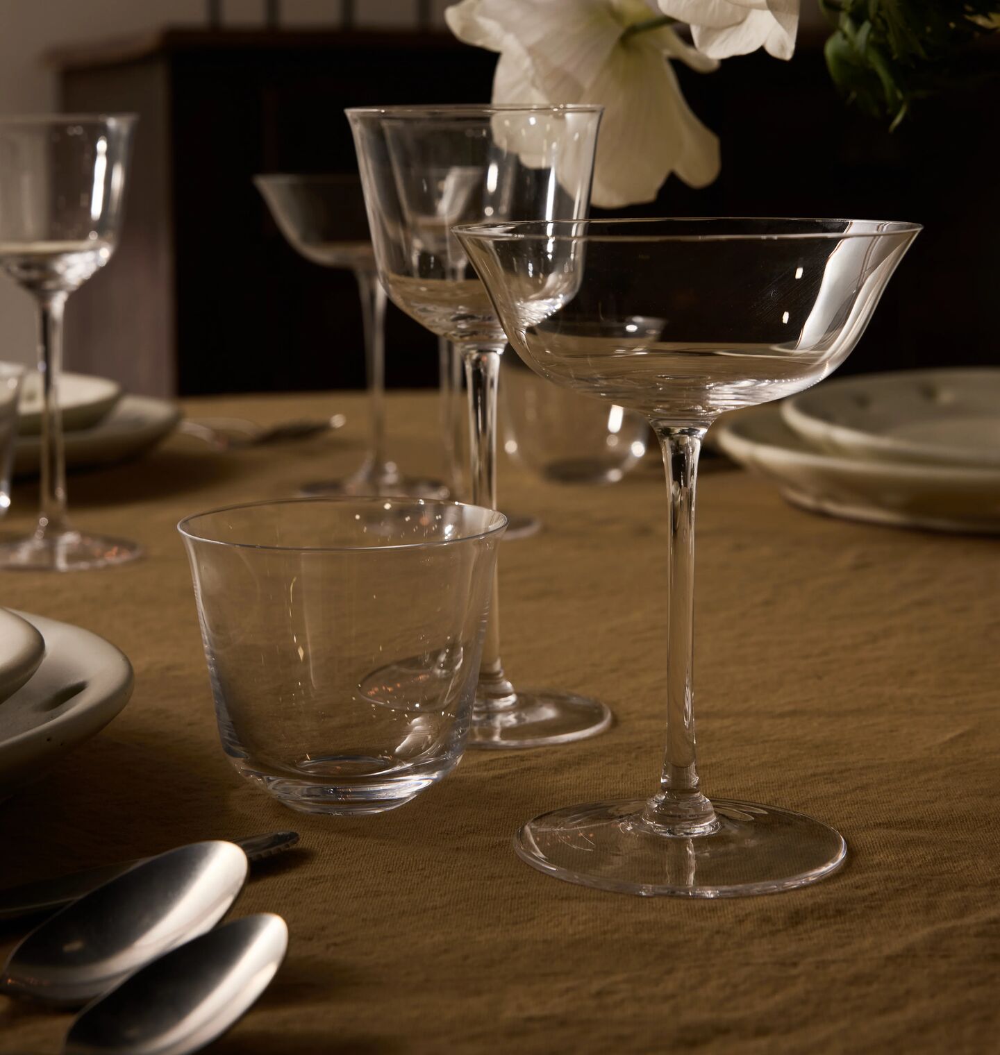 Shoppe Amber Interiors Grace Champagne Coupe - Thumbnail 3