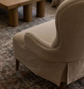 Omar Slipcovered Lounge Chair
