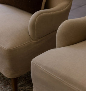 Omar Slipcovered Lounge Chair
