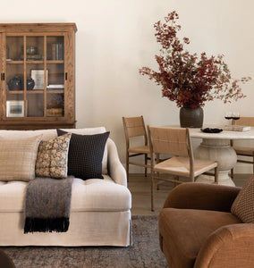 Keena Slipcover Sofa 108" Broadway Dune