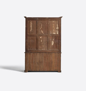 Vintage 19th Century English Pine Glazed Cabinet