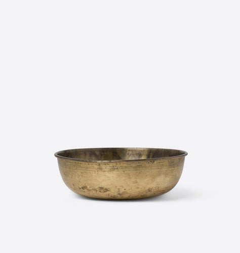 Vintage Brass Medium Bowl