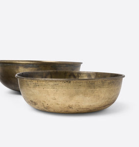 Vintage Brass Medium Bowl