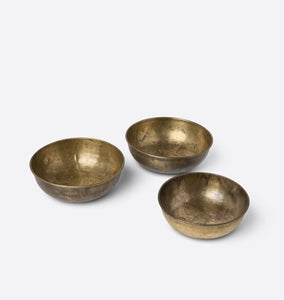 Vintage Brass Medium Bowl