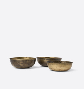 Vintage Brass Medium Bowl