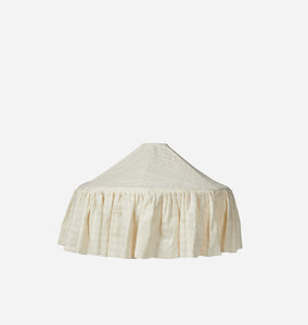 Checked Cheesecloth Pantry Lamp Shade