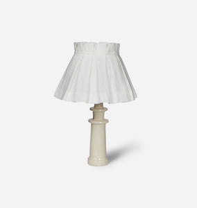 White Linen Table Lamp Shade