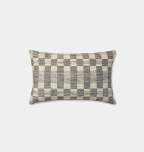 Adams Pillow Charcoal / Ivory 13" x 21"