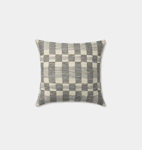 Adams Pillow Charcoal / Ivory 18" x 18"