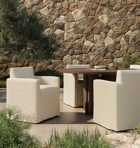 Alexandra Outdoor Slipcovered Dining Chair