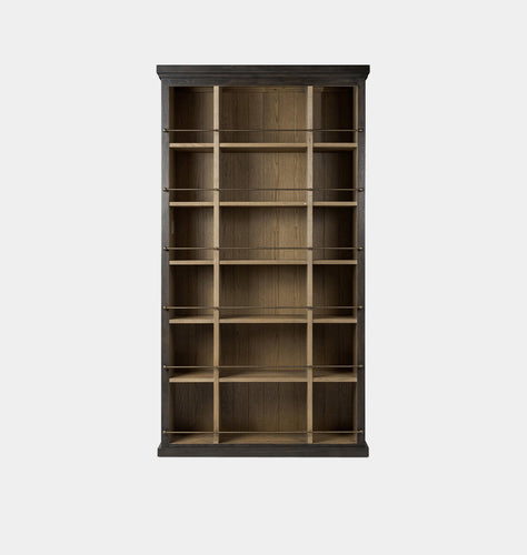 Alistair Bookcase Smoked Black