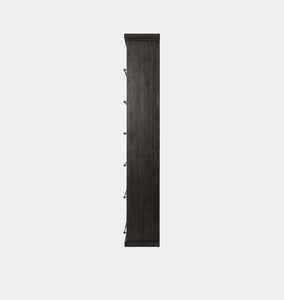 Alistair Bookcase Smoked Black