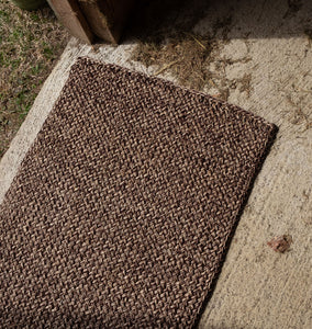 Two-Tone Braided Doormat