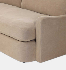 Aurelia 3 Piece Sectional Sofa 124" Broadway Canvas