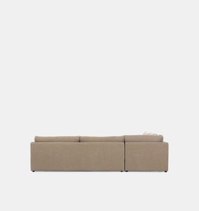 Aurelia 3 Piece Sectional Sofa 124" Broadway Canvas