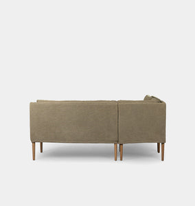 Aurelia Corner Dining Banquette 83" Broadway Olive