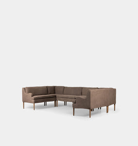 Aurelia U-Shape Dining Banquette 155" Broadway Coffee