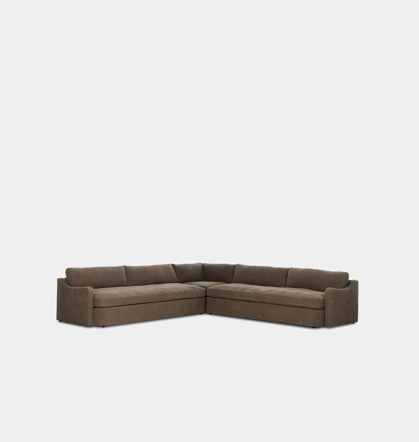 Aurelia Sectional Sofa Broadway Coffee