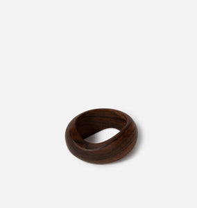 Owen Teak Wood Napkin Ring S/4