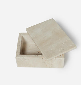 Aldo Travertine Rectangular Box