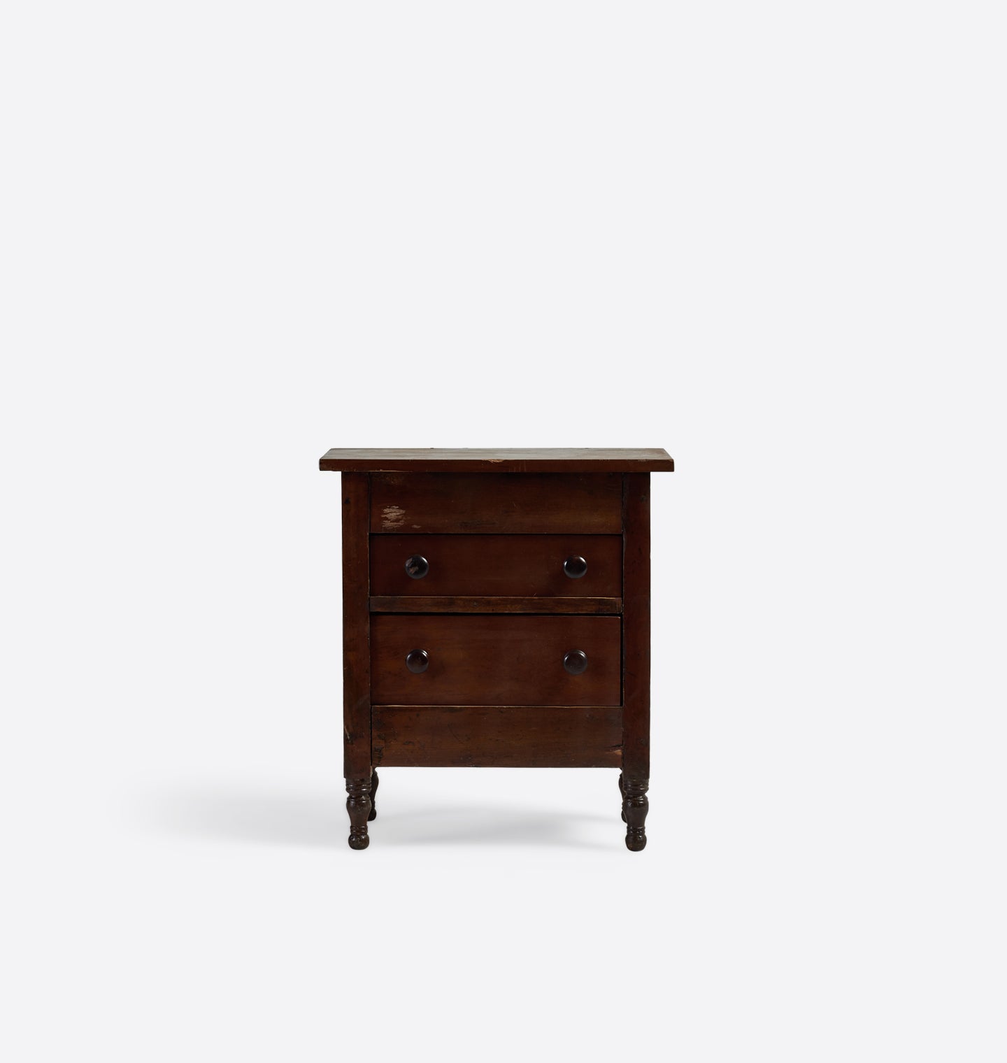Early 19th C. Two Drawer Chest