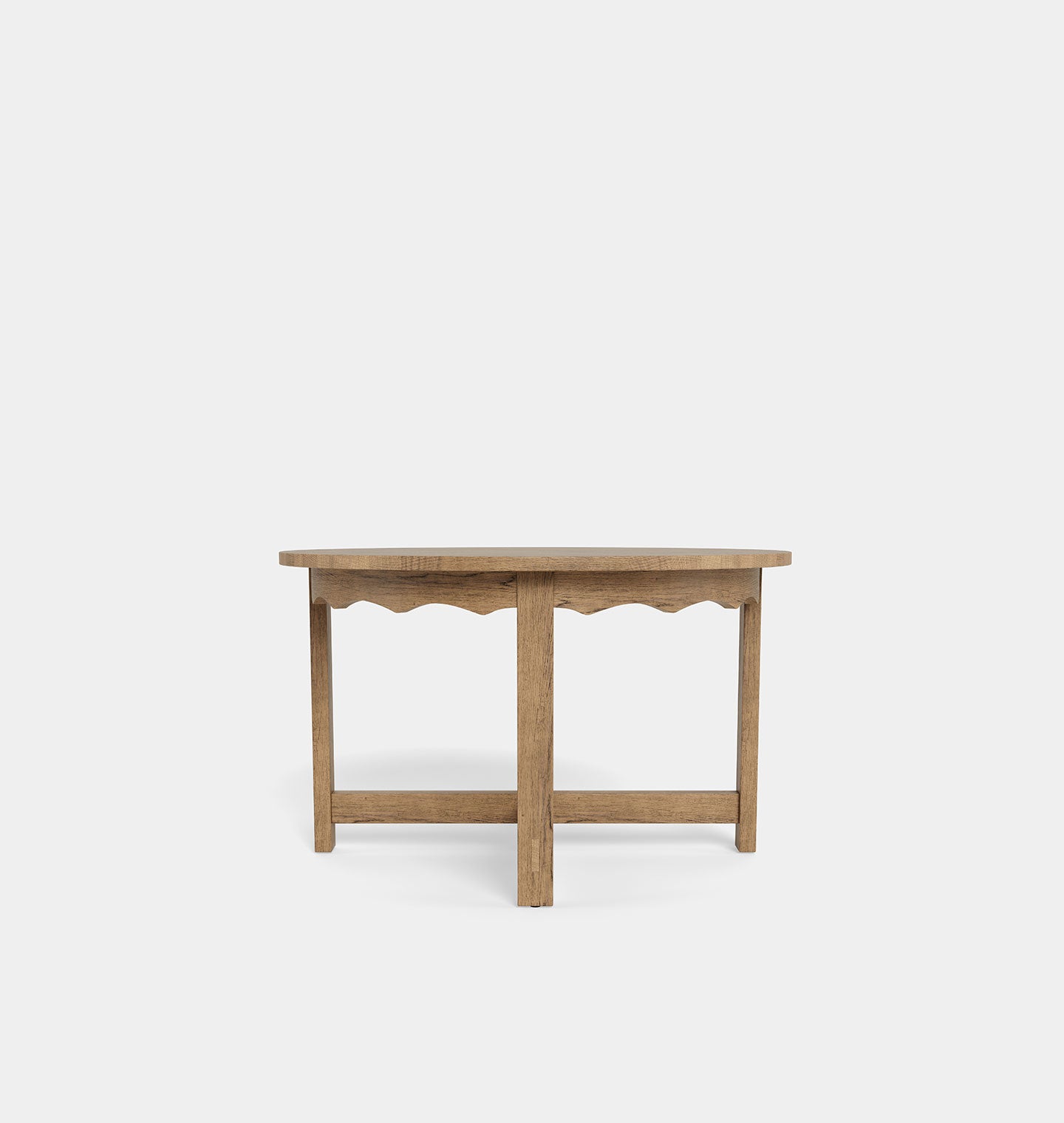 Byrd Round Dining Table Driftwood Oak