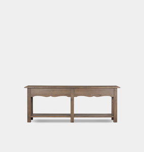 Bayla Console Table Brown Oak