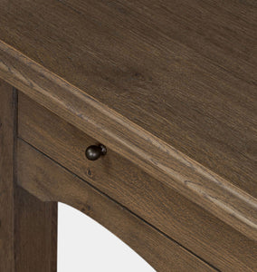 Bayla Console Table Brown Oak